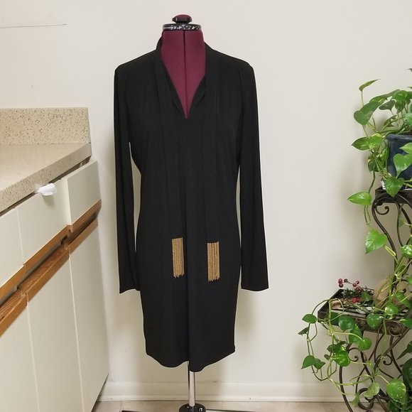 Michael Kors, Women's Black Dress Size M - Picture 2 of 5
